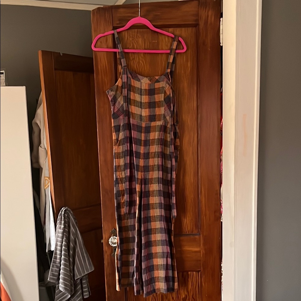Free people Plaid Multicolor jumper
